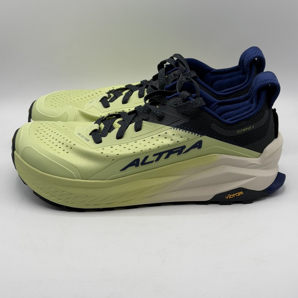 Altra Olympus 6 AL0A85NJ043 Mens Size US 11.5 Black/Green Running Vibram Shoes - Picture 2 of 9